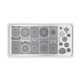 thumbnail image 5 of sweethay 1pc 16 Estilos Nail Stencils Nails Art Stamp Templates Plates para Gel Nail Polish Manicure Image Plate Type1 NO1 sweethay CBP003246, 5 of 5
