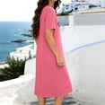 thumbnail image 4 of Fjofpr Nightgowns for Women Plus Size Women's Oversized Short Nightgown Fashion Chest Heart Shaped Printed Short Sleeve Nightdress, 4 of 6