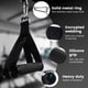 thumbnail image 2 of 2 piezas, manijas de ejercicio de alta resistencia, manijas de cable Accesorio de equipo de gimnasio, empuñaduras de anillo en D doble, correas encriptadas, 2 of 5