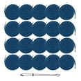 thumbnail image 1 of Uxcell 20pcs Cordones de Sudadera 51" Reemplazo para Sudaderas, Herramienta de Costura con Enhebrador Fácil, Azul Oscuro, 1 of 7