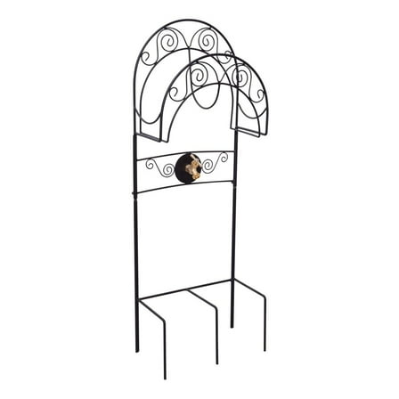 Liberty Garden 640-KD Carrington Decorative Hose Holder Stand, Black