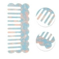 thumbnail image 2 of Unique Bargains 1 Pc Marble Pattern Hair Comb Acetate Sheet Pink, Blue, 2 of 5