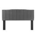 thumbnail image 3 of Modway Camilla Channel Tufted King/California King Performance Velvet Headboard, Gray, 3 of 8