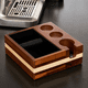 thumbnail image 1 of Caja de golpe de espresso y estación de apisonamiento, caja organizadora de café espresso compatible con manipuladores de 51 mm a 54 mm, 1 of 5