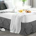 Nestl 14" Tailored Pinch Pleated Bed Skirt Hotel Luxury Double