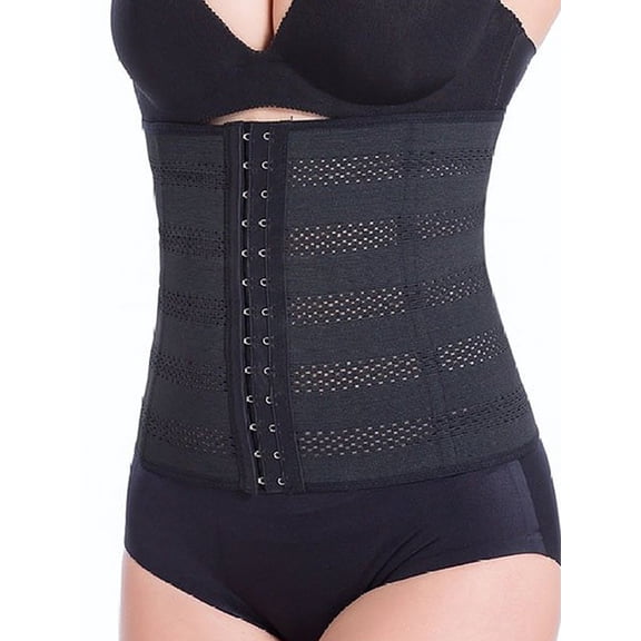 SHCKE Waist Trainer for Women Sauna Suit Tank Top Vest Corset Belt Waist Cincher for Weight Loss Fitness Slimming Body Shaper