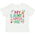 thumbnail image 3 of Inktastic My Aunt Loves Me Niece Boys or Girls Toddler T-Shirt, 3 of 5
