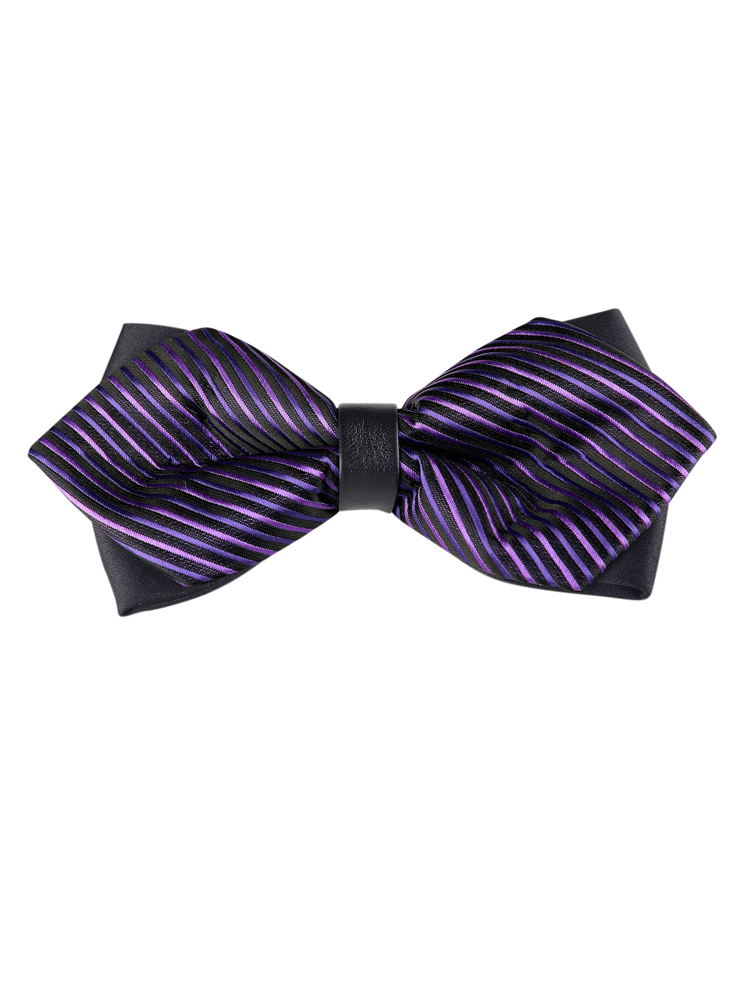 New formal men's pre tied Bow tie stripes formal wedding party prom peach 