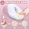 thumbnail image 6 of Kids Plush Fuzzy Slippers for Toddler Boys & Girls, Soft Warm Winter House Shoes, Non-Slip Thick Sole Bedroom Slides for Little Kid & Big Kid, 6 of 6
