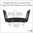 thumbnail image 5 of NETGEAR Nighthawk Dual-Band WiFi 7 Router (RS70) – Security Features, BE3100 Wireless Speed (up to 3.1 Gbps) - Covers up to 2,000 sq. ft., 50 Devices – 2.5 Gig Internet Port, 5 of 7