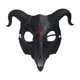 thumbnail image 4 of Fiudx Máscara de Calavera, Máscara de Media Cara para Halloween, Diseño Genial para Juegos de Rol, Decoración de Fiestas, Perfecta para Cosplay, Fiestas de Disfraces, Año Nuevo, Tamaño 24 X 24 Cm., 4 of 4