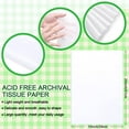 Fainne 1000 Pcs 15 MMF7 x 20'' White Tissue Paper Bulk Archival Acid