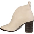thumbnail image 4 of Journee Collection Womens Bellamy Embossed Pointed Toe Booties, 4 of 6