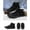 Black, variant on Women Shoes Fall/Winter Plush Waterproof Snow Warmth Breathability High-top Casual Cotton Couples Shoes Boots for Women 2023 on Clearance