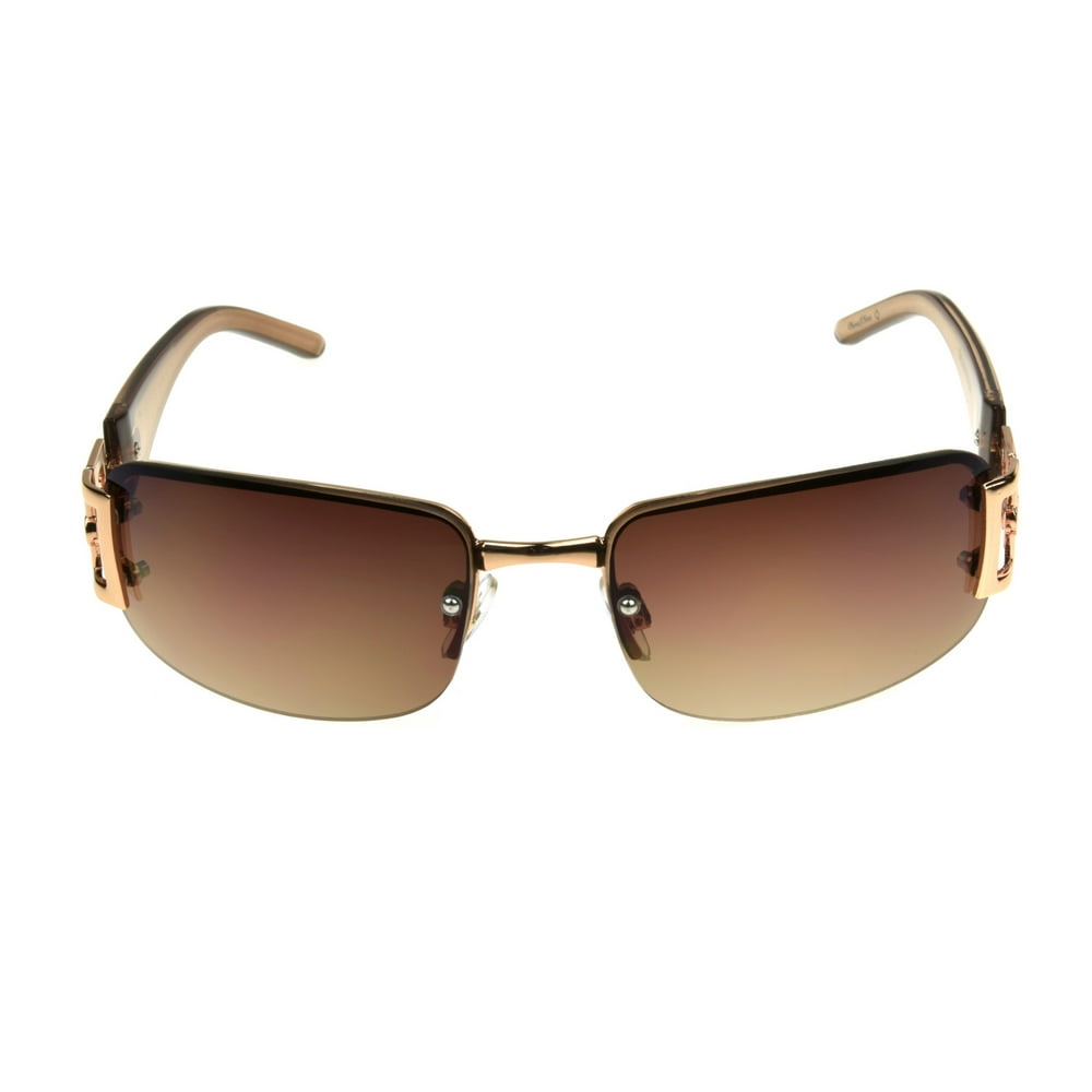 Foster Grant Foster Grant Women's Rose Gold Rectangle Sunglasses H02