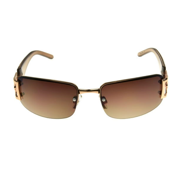 Foster Grant Foster Grant Women's Rose Gold Rectangle Sunglasses H02