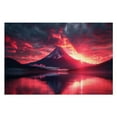 thumbnail image 2 of JRXY Black and Red Sunrise Wooden Jigsaw Puzzle Challenging Difficult Wood Puzzle for Adults 1000 PCS, 2 of 4