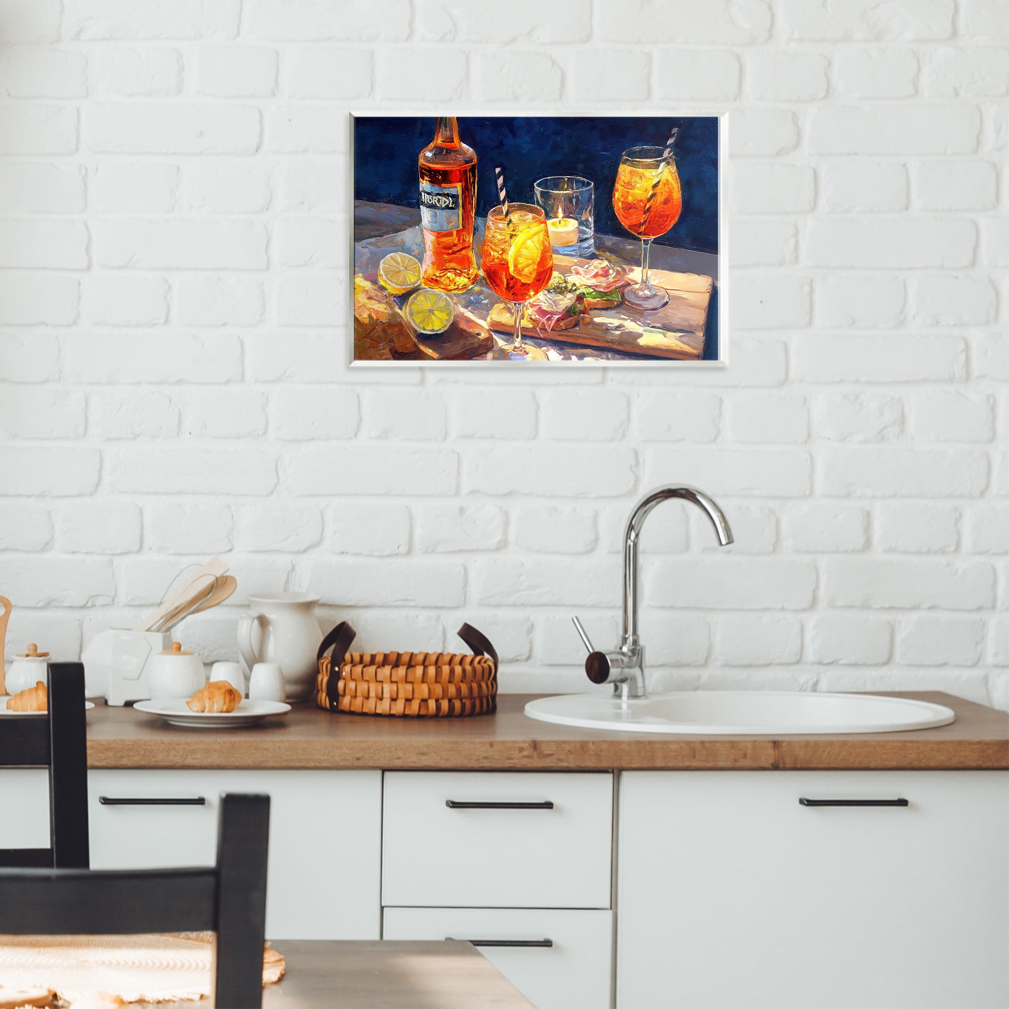 Sprits Table Still Life Wall Plaque Art, design by Ziwei Li