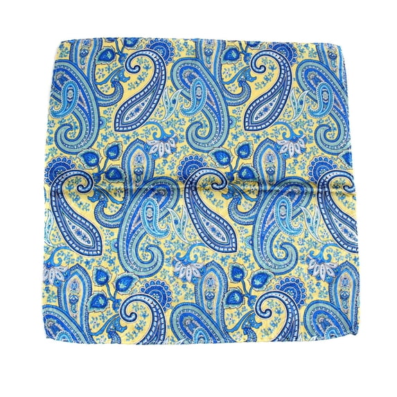 BuyYourTies - PS-Z-126 - Mens Aficionado Silk Pocket Square - Yellow Green