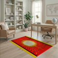 thumbnail image 2 of ODIKA Gamer Gamepad Design With Colorful Burst And Fiery Accents Non-Slip Chair-Friendly for Home Office, Gaming Room, Under Desk, 2 of 7
