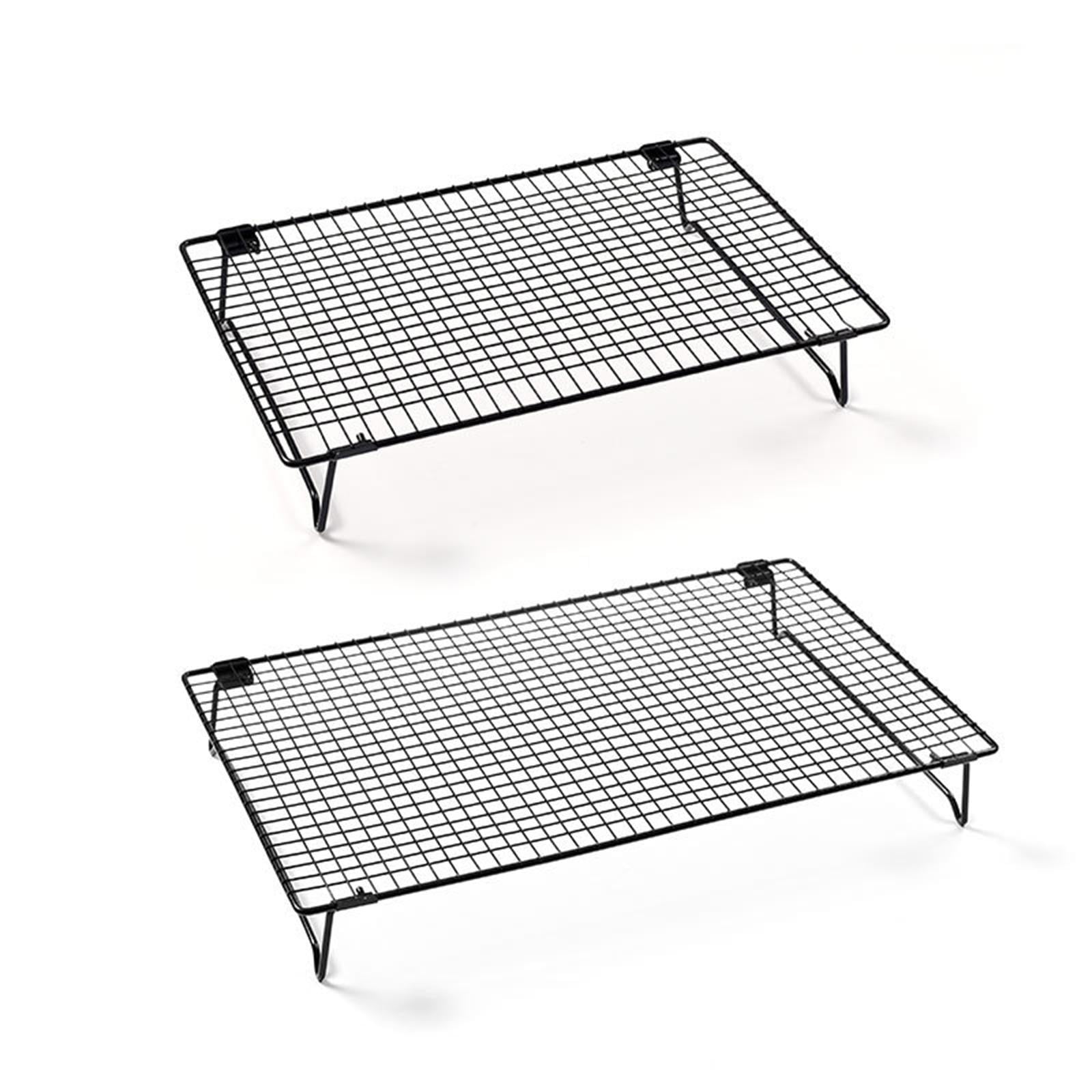Small/Large 3 Sizes Metal Bbq Grill Rack Wire Cooling Rack Cookie Cake  Bread Baking Racks For Oven Stainless Steel Baking Tools - AliExpress