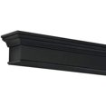 thumbnail image 3 of Pearl Mantels 610-48B Henry Black Paint Shelf & Mantel Shelf MDF, 3 of 5