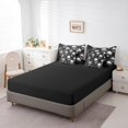 thumbnail image 4 of YST Sugar Skull Comforter Set, Gothic Bone Skeleton, 7-Piece, Halloween, Queen, 4 of 5