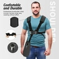 thumbnail image 5 of SUNMON Trimmer Shoulder Strap Double Breasted - Mower Trimmer Harness Strap with Durable Nylon Belt Adjustable for Brush Cutter or Gardenning (for STIHL FS, KM Series String), Black 1 Piece, 5 of 7