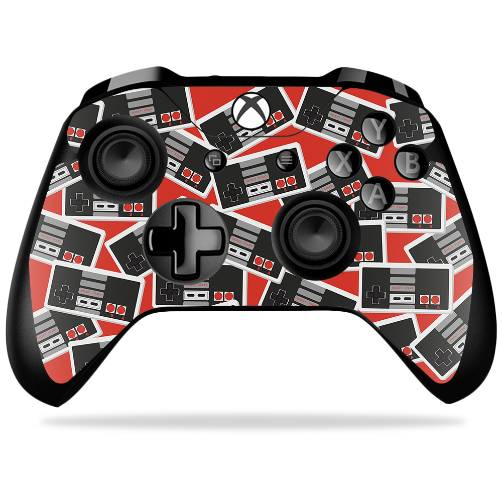 Skin Decal Wrap for Microsoft Xbox One X Controller Retro Controllers 3