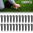 thumbnail image 2 of Lieonvis 100Pcs Garden Lawn Mower Peg Boundary Nail Ground Anchor for Mower Ground Spikes Fixing Pins for Laying Boundary Cables Robotic Lawn Mower Accessories 8.5 cm High, 2 of 9