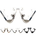 thumbnail image 2 of 1 Pair Metal Toe Caps Creative Protective Heel Decoration Shoes Supplies, 2 of 9