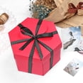 thumbnail image 3 of WDOplteas Explosion Box Hexagonal DIY Álbum Fotos Scrapbooking Bomb Box Gift (Rojo), 3 of 9