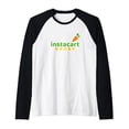 thumbnail image 1 of Instacart T-Shirt de Baseball Raglan Décontracté Personnel - Noir - G, 1 of 3