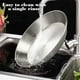 thumbnail image 4 of Stainless Steel Round Pan Pizza Pan Oven Pan Cake Pan Household Cooler Golden Flat Bottom Large Chicken, 4 of 6