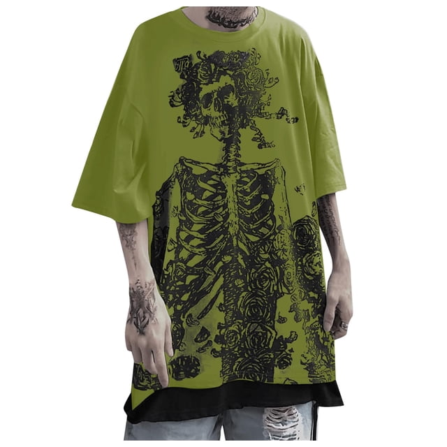 Playeras De Compresión Para Hombre, Conjunto De Dos Piezas De Camiseta Y Pantalones Cortos De Manga Corta Con Estampado Completo Para Hombre, Camisa Estampada Y Pantalón Corto.