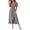 Print Black, variant on Women's Summer Floral Boho Maxi Dress Short Sleeve Wrap V Neck Ruffle Long Flowy Beach Wedding Guest Dresses