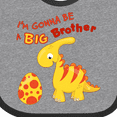 thumbnail image 4 of Inktastic I'm Gonna Be A Big Brother-dino Boys Baby Bib, 4 of 4