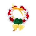 thumbnail image 4 of Collar de gato de punto de año Nuevo, collar de gatito, bufanda, accesorios de fotografía hechos a mano cómodos, collar de gato de punto de año Nuevo Campana de navidad, 4 of 8