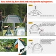 thumbnail image 6 of Outdoor Instant Tents, 4 Person Camping Tents, Maiiann Waterproof Windproof Family Tent with Top Rainfly, Easy Set Up, Portable with Carry Bag, Easy Setup Pop Up Tent for Hiking Traveling, 6 of 13