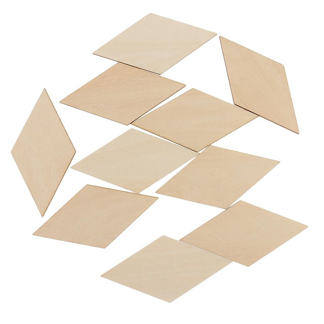 de , Rebanas de , Adornos, Confeti de Natural Sin , Manualides para Bricoje, Decoración para 10 piezas 100x50 mm BLESIY Hojas de madera