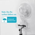 thumbnail image 6 of LUXEAR Suction Cup Hooks, 4 Pack Razor Holder Reusable Removable Waterproof Shower Hooks for Bathroom Livingroom Kitchen Towel Razor hanger, 6 of 9