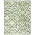 thumbnail image 3 of SAFAVIEH Blossom Cletus Geometric Wool Area Rug, Green/Ivory, 8' x 10', 3 of 10