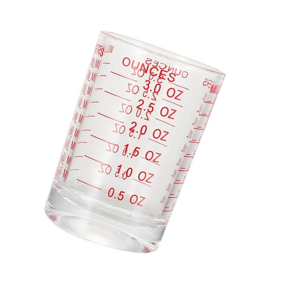 Shot Glass Measuring Cup 3 Ounce/ 90ML Measuring Glass with Measuring Lines for Bar Party Coffee