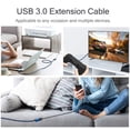 thumbnail image 5 of 10FT USB Extension Cable 2Pack XUDUO USB 3.0 Extension Cord Type A Male to Female Extender Cord Data Transfer, 5 of 6