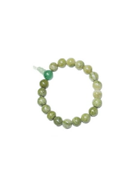 Mogul Green Buddha Mala Beads Energy Stone Bracelets