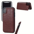 thumbnail image 1 of Premium Leather Flip Wallet Case with Card Slots & Magnetic Closure for Apple iPhone 6/7/8/X/XS/Plus, 1 of 5