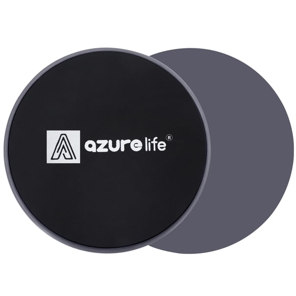 Exercise Core Sliders A AZURELIFE de doble cara para pisos de moqueta o madera