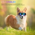 thumbnail image 4 of Gafas de sol para perros NVTED UV, protección contra viento, polvo y niebla (láser), 4 of 5