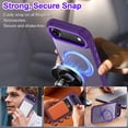 thumbnail image 4 of Funda Casehas para iPhone Air de 6.5" con Soporte Magnético y Antichoque Morada, 4 of 8