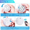 thumbnail image 4 of DONGPAI Pond Lights RGB Underwater Waterproof Pool Light, Remote Control IP68 Waterproof LED Submersible Fountain Lights for Fish Aquarium Tank Garden Yard Pool, 4 of 7